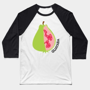 Guava Fruit Puerto Rico Caribbean Tropical Latino Food Baseball T-Shirt